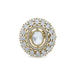 Bhavmayi Royal Polki Emeralds and Diamonds Mandala Statement Ring