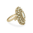 Bhavmayi Royal Polki Emeralds and Diamonds Mandala Statement Ring