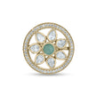 Bhavmayi Flower Mandala Statement Polki-Diamond-Gold Finish Ring