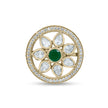 Bhavmayi Flower Mandala Statement Polki-Diamond-Gold Finish Ring