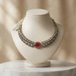 Bhavmayi Royal Emerald & Polki Style Heritage Necklace Set