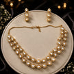 Bhavmayi Elegant Gold-Tone Kundan Necklace Set