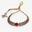 Bhavmayi Royal Ruby & Polki Style Heritage Necklace Set