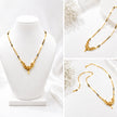 Bhavmayi Elegant Gold & Black Beaded  Mengalsutra Necklace