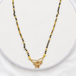 Bhavmayi Elegant Gold-Plated Ruby  Mengalsutra Necklace