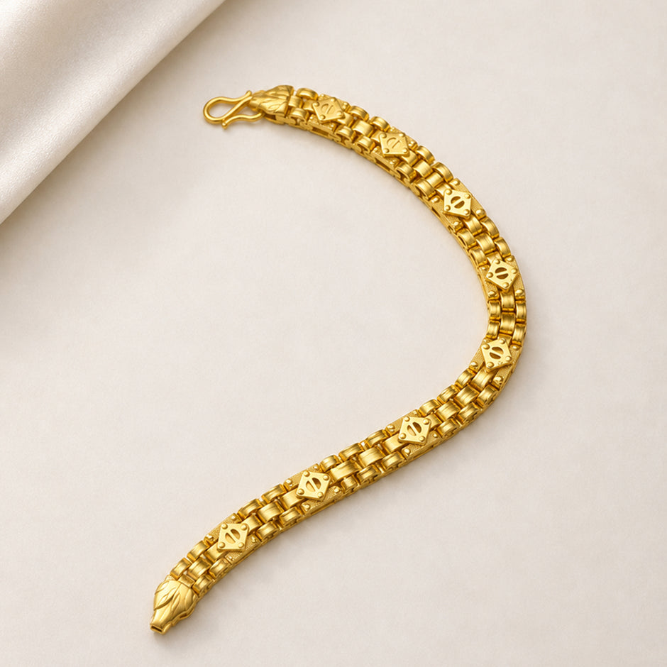 Bhavmayi Elegant Gold-Plated Designer Bracelet