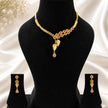 Bhavmayi Pink Floral Elegance Necklace Set