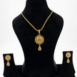 Bhavmayi Heritage Round Pendant Necklace Set