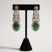 Bhavmayi Royal Emerald & Polki Style Heritage Necklace Set