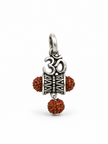 Bhavmayi Original Silver Om Rudraksha Bead Pendant