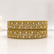 Gold-Plated Kundan Crystal Bangles Set