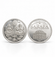 999 fine silver coin featuring Jaipur Hawa Mahal architecture and Hindu deity designs by Bhavmayi