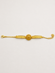 Bhavmayi Floral Elegance Gold Bracelet