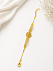 Bhavmayi Floral Heritage Gold Bracelet