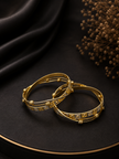 Bhavmayi Geometric Elegance Dual-Tone Bangles