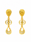 Bhavmayi Ornate Teardrop Motif Necklace & Earrings Set