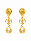Bhavmayi Ornate Teardrop Motif Necklace & Earrings Set