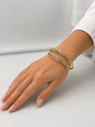 Bhavmayi Royal Wave Dual-Tone Bangles