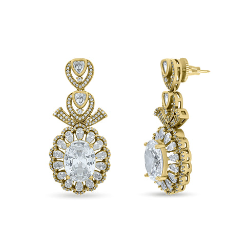 Bridal Crystal Drop Earrings