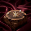 Gold Sunburst Fashion Ring
