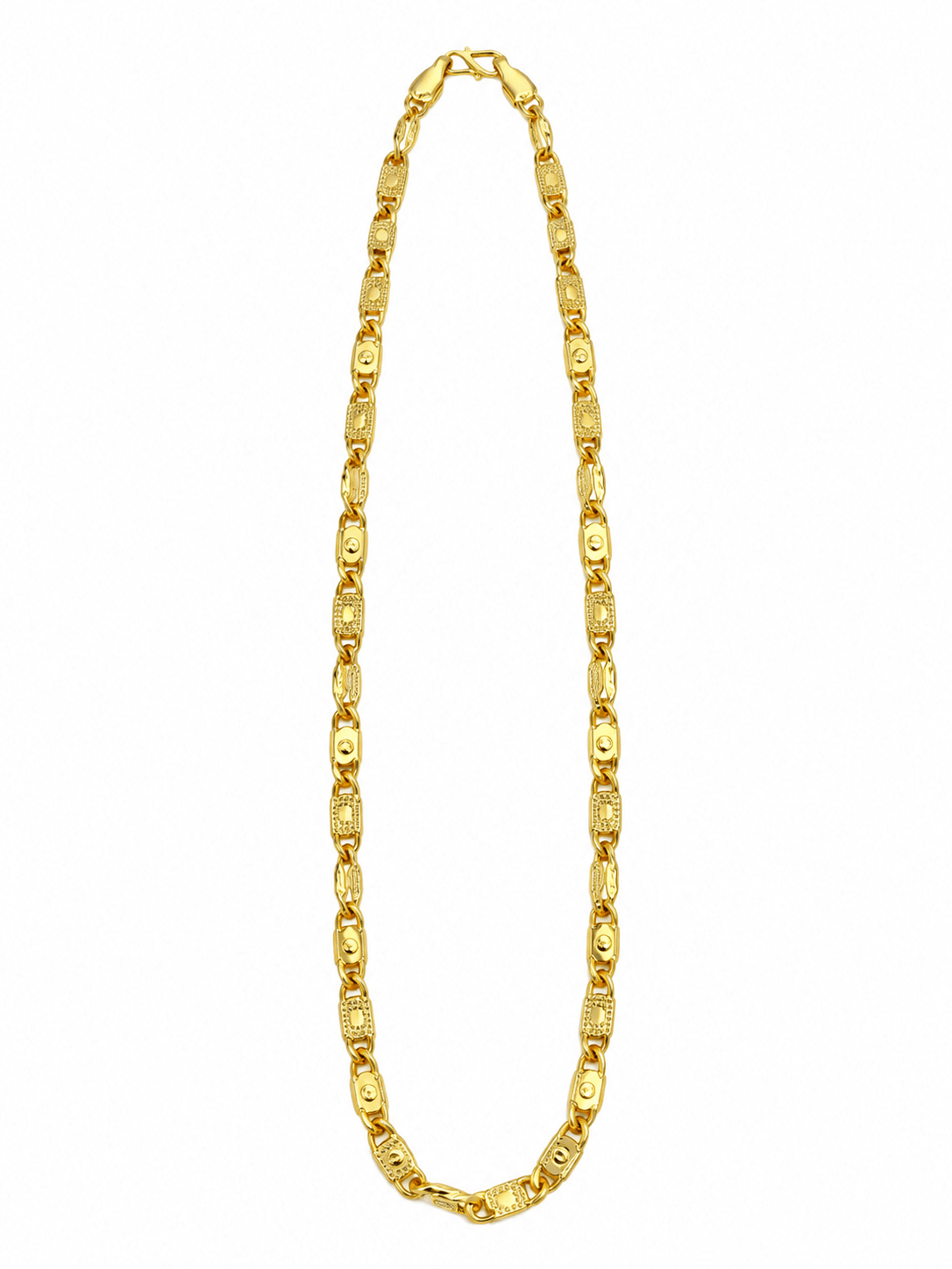 Bhavmayi classic gold link chain for men - bhavmayi