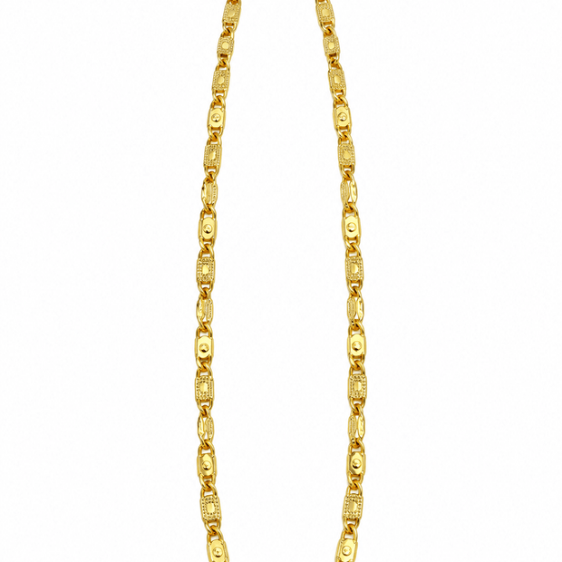 Bhavmayi classic gold link chain for men - bhavmayi