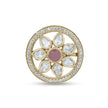 Bhavmayi Flower Mandala Statement Polki-Diamond-Gold Finish Ring