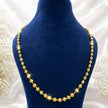 Bhavmayi Classic Gold Beaded Chain Necklace - bhavmayi