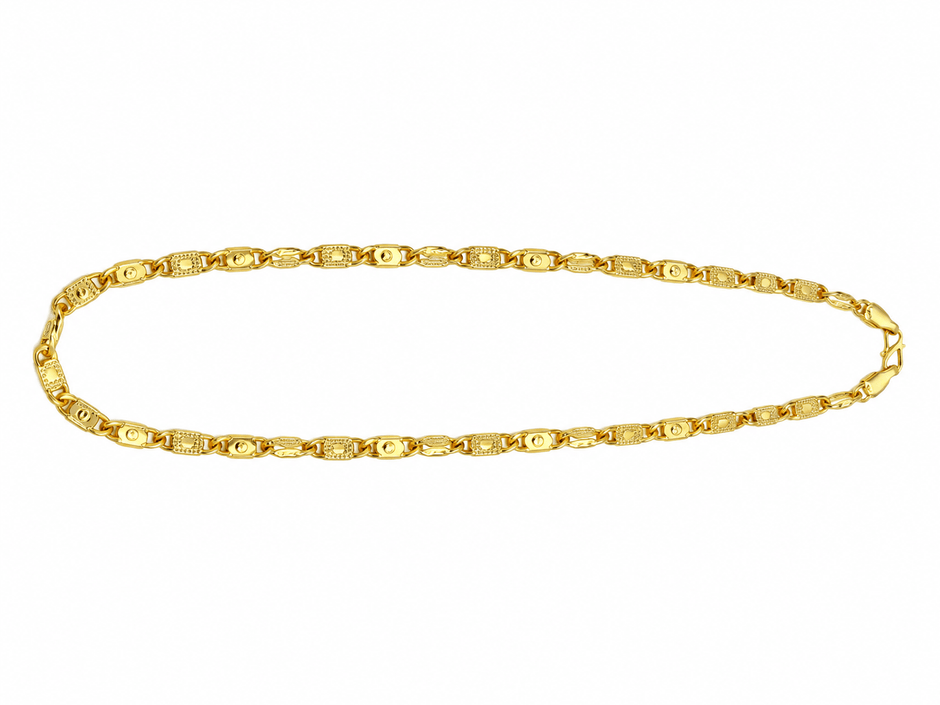Bhavmayi classic gold link chain for men - bhavmayi