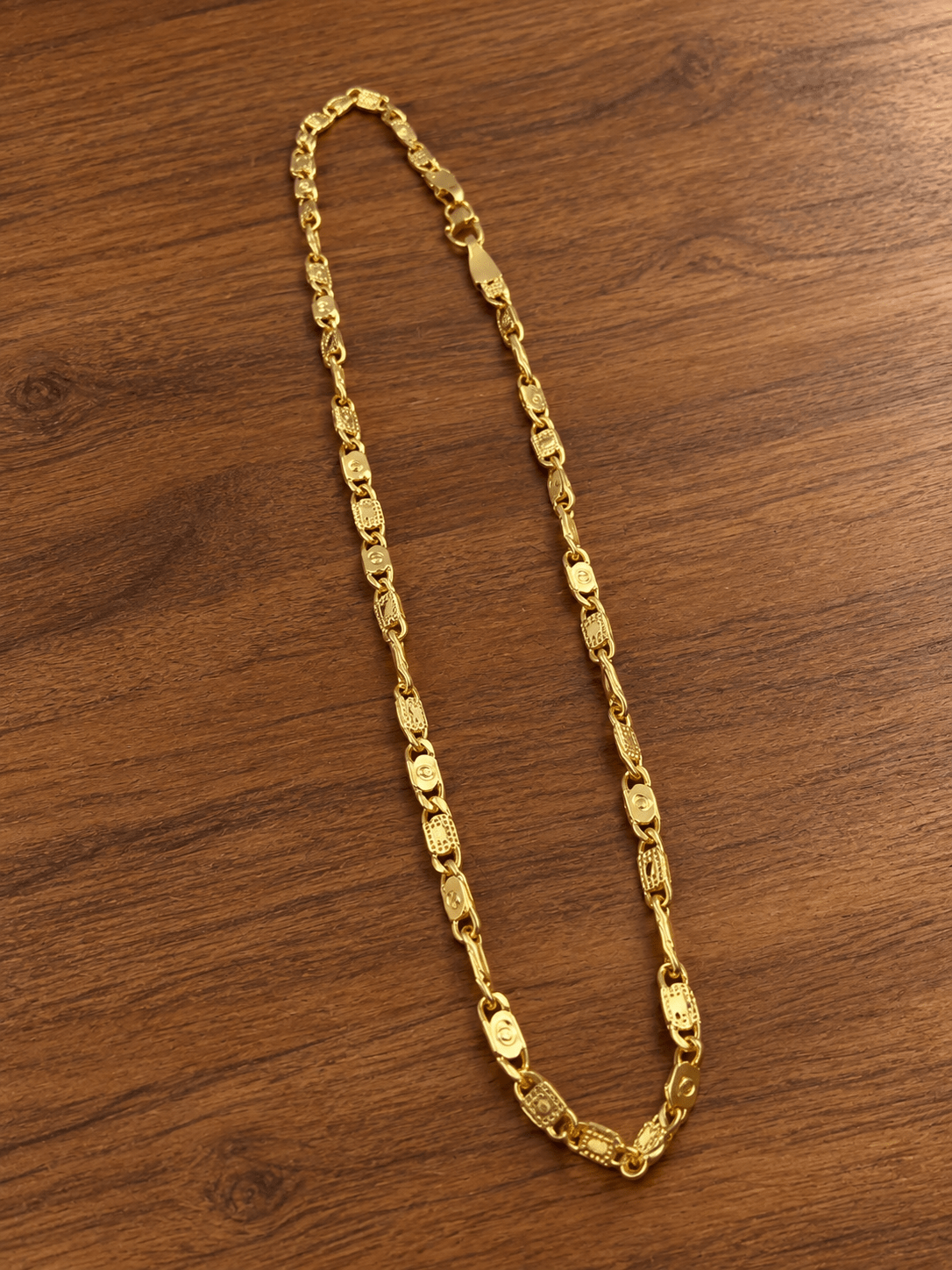 Bhavmayi classic gold link chain for men - bhavmayi