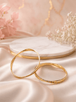 Bhavmayi Diamond-Cut Grace Gold Bangles - bhavmayi