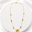 Bhavmayi Elegant Double Pendant Black Bead Mengalsutra - bhavmayi