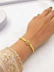 Bhavmayi Floral Heritage Gold Bracelet - bhavmayi
