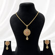 Bhavmayi Floral Heritage Pendant Set - bhavmayi