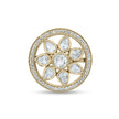 Bhavmayi Flower Mandala Statement Polki-Diamond-Gold Finish Ring - bhavmayi