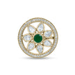 Bhavmayi Flower Mandala Statement Polki-Diamond-Gold Finish Ring - bhavmayi