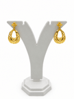 Bhavmayi Gold-Tone Teardrop Pendant Necklace & Earring Set - bhavmayi