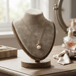 Bhavmayi Graceful Rose Gold Dragonfly & Lustrous Pearl Pendant Set with Earrings. - bhavmayi