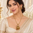 Bhavmayi Royal Antique Pendant Necklace Set - bhavmayi