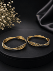 Bhavmayi Royal Wave Dual-Tone Bangles - bhavmayi