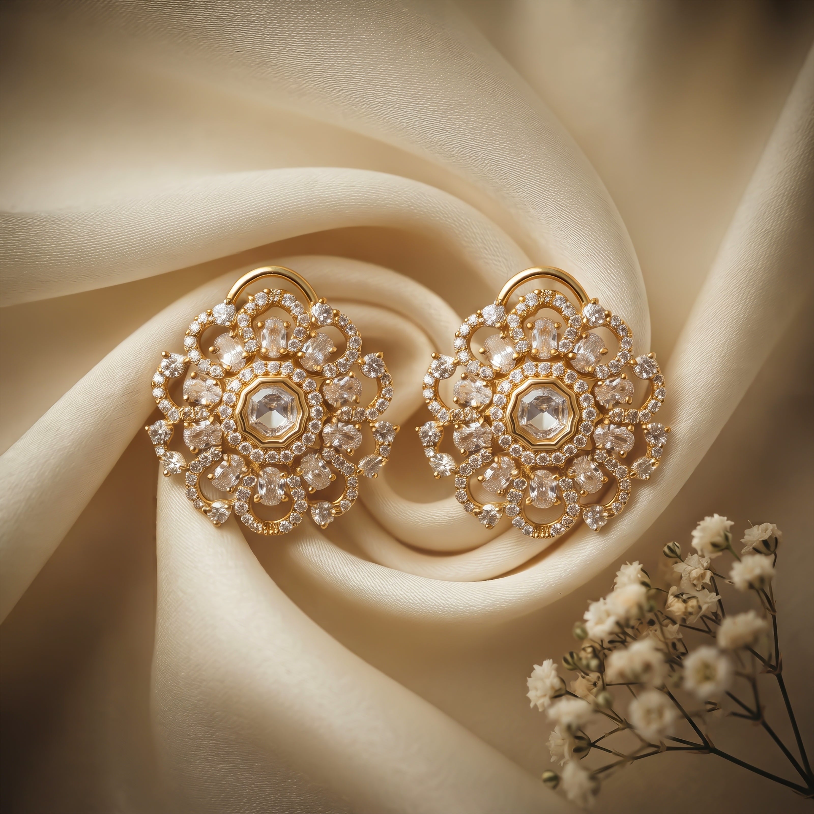 Luxury Floral Earrings