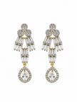 Elegant Gold-Plated CZ Necklace & Earrings Set for Women - bhavmayi